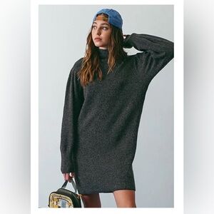 Blu Pepper Charcoal Sweater Dress